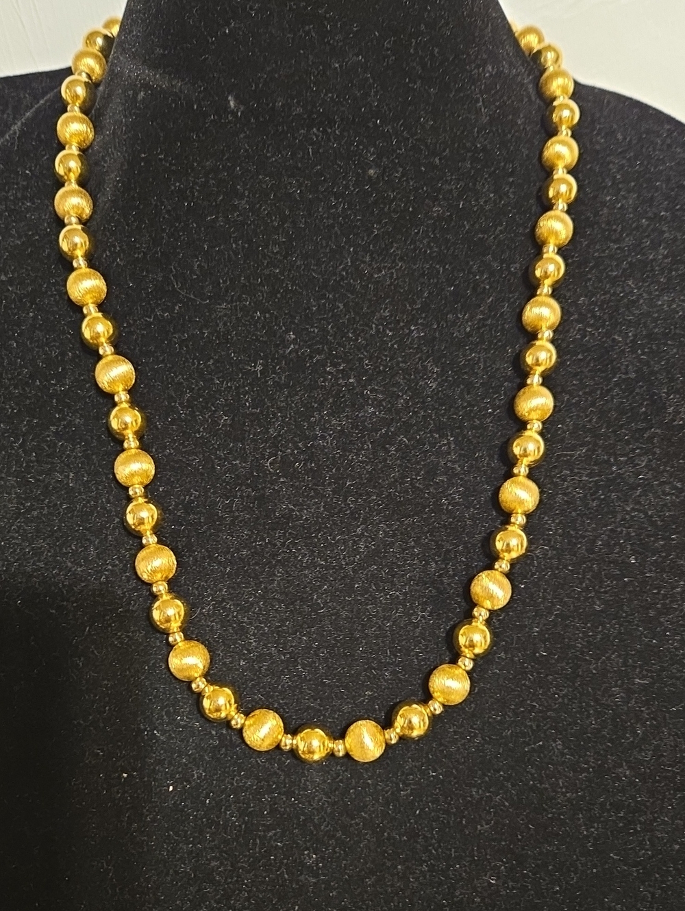 Napier Gold Bead Necklace